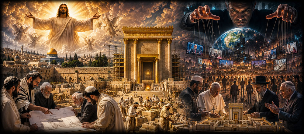 Visão do Monte do Templo em Jerusalém ao pôr do sol, ilustrando o epicentro das expectativas escatológicas modernas
